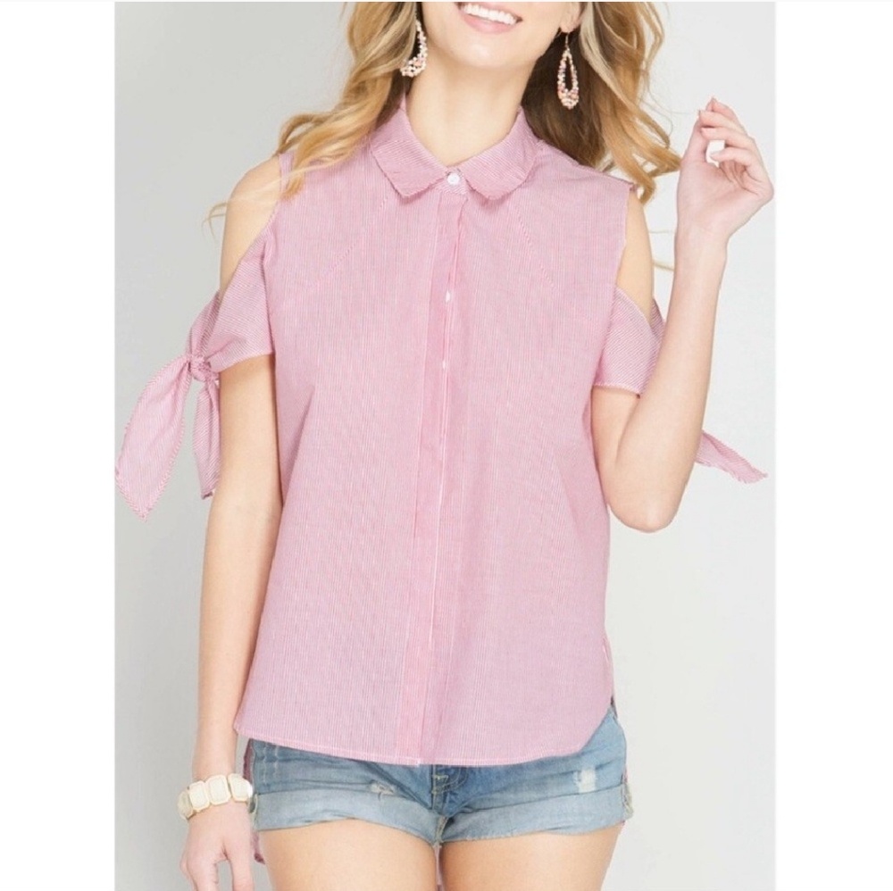 COLD SHOULDER TOP